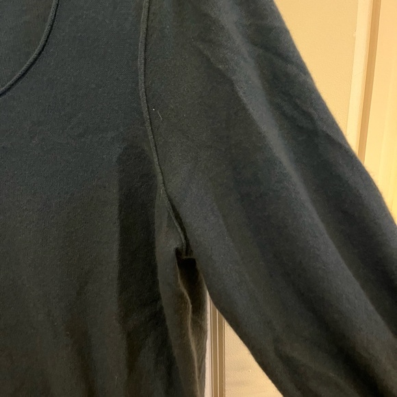 EUC Maeve by Anthropologie 100% cashmere dusty blue sweater w/ balloon sleeves - Picture 2 of 6